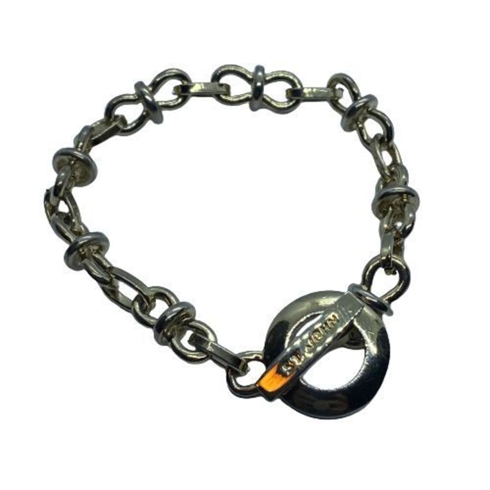 St. John Gold Tone 8” Toggle Clasp Chain Bracelet